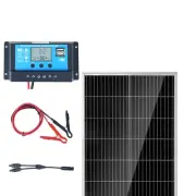 200W Monocrystalline Solar Panel Kit 2PCS Solar Panels & Charge Controller