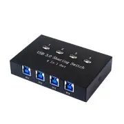 4 Ports USB3.0 Switch Sharer 4 In1 Out Switcher Computers Sharing Mouse&Keyboard