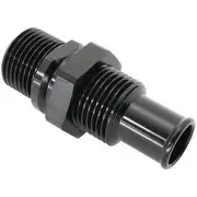 Aeroflow Billet Bulkhead Inserts #10 ACfitting to 5/8" Barb Black - AF88-2012BLK