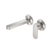 Nero Ecco Wall Basin/Bath Mixer (Separate Back Plate) Trim Kits Only Brushed Nickel NR301310BTBN