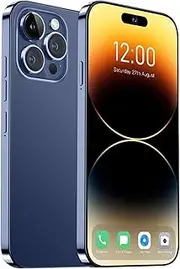 FNCOCO A15 Pro Max Android Phone,8GB+256GB Memory Cell Phone,Android 14.0 Unlocked Smartphone,6800 mAh Battey,6.82-inch HD Screen,Dual SIM, Dual Standby,108MP+48MP Camera, 5G Phone-Deep Blue