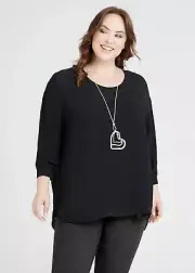 ts Taking Shape Top Size 18 Natural Stella Rib style NWT