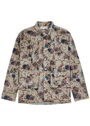 Advisory Board Crystals Floral-jacquard Chenille Shirt - Multicoloured 1 - XL XL