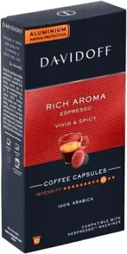 Davidoff Rich Aroma Coffee Capsule 55G Free Shipping World Wide