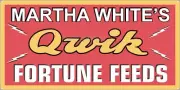 MARTHA WHITES QUICK FORTUNE FEEDS VINTAGE OLD SIGN REMAKE ALUMINUM SIZE OPTIONS