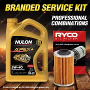 Ryco Oil Filter 5L APX5W40 Engine Oil Kit for Alfa Romeo 159 Brera