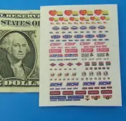 HO 1:87 Slot Car OR 1/64 Diecast Car CUT & PEEL CLEAR STICKERS HOOKER CRANE