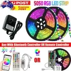 5M 10M 20M RGB LED Strip Lights 5050 Waterproof 44Key Bluetooth Music 12V Power