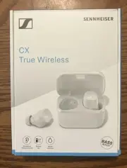 SENNHEISER CX True Wireless Passive Noise Cancelling Earbuds WHITE NIB. READ!