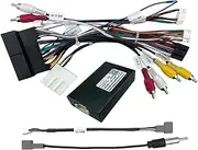 Car Radio Android Head Unit Cable with CAN Bus Box Adapter Wiring Harness Power Connector Socket Compatible for Hyundai IX35 I40 2012+