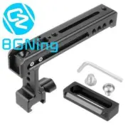BGNING Top Side Handle Grip NATO Rail Handgrip Arri 1/4" Holes Cold Shoe Mount