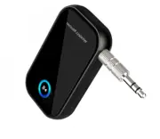 3.5mm Car Wireless Bluetooth AUX Audio Stereo Music Receiver Kits Adapter Trims