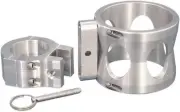 Roll Bar Mount Billet Fire Extinguisher Bracket with Polished Finish For Small
