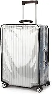 [Wsstacxy] 32 inch Luggage Cover Suitcase Protector Clear PVC Travel Luggage Covers Luggage Protector Suitcase Cover, Transparent, X Large, Clear