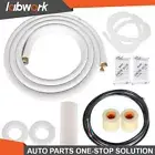 Labwork Install Kit Fit For Mini Split Heat Pump Systems 3/8" - 5/8" Dia.16 Feet