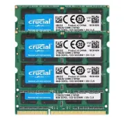 Crucial 32GB (4X 8GB) DDR3L 1333MHz PC3L-10600 Macbook Laptop SODIMM Memory Ram
