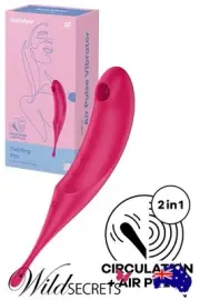 NEW Satisfyer Twirling Pro Hybrid Air Pulse Vibrator, Sex Toy, Wild Secrets