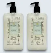2 Victoria London WINDSOR ROOSE LILY PEAR Luxury Hand Soap Wash Liquid 16.9 oz