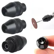 Keyless Chuck 3Pcs Quick Change Dremel Rotary Tools Drill Universal Accessories+