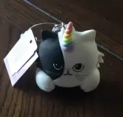 Bath & Body Works Unicorn Cat Kitty Light Pocketback Hand Gel Key Chain Holder