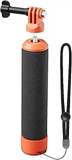 Premium Floating Floaty Handle Grip Optimized for Action Cameras, Ensuring Secure Shots in Any Environment