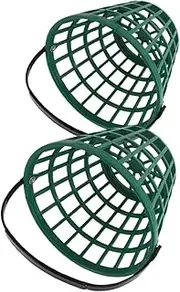ULTECHNOVO 2pcs Golf Ball Storage Container Plastic Holder for Lightweight Portable Golfing Accessory Course