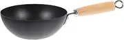 ABOOFAN Small Wok Stir Fry Pan Chinese Wok with Round Bottom Wok Chinese Pow Wok 20cm Japanese Cookware Single Person Wok for Kitchen