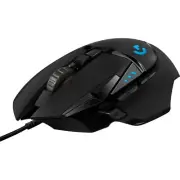 Logitech G502 Hero Wired Gaming Mouse 25K DPI, 11 buttons, Optic Sensor, Black