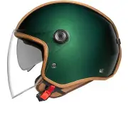 Y.10 Midtown Green Camel Jet Helmet