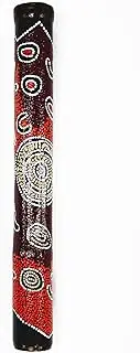 16" / 40cm Didgeridoo - Bamboo - Aboriginal Art, Dot Art - Australia, Indigenous, Souvenir, Gift (Samantha Napangati)
