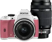 PENTAX DSLR Camera K-r W Zoom Kit White/Pink 011 K-rWZK WH/PK011