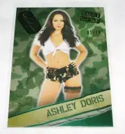 2015 Benchwarmer ASHLEY DORIS Signature #21 BOOT CAMP Green/10 PLAYBOY Playmate