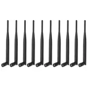 10-Pack Dual Band 2.4GHz 5GHz 6dBi RP-SMA Antenna for WiFi Range Extender