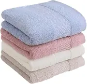 JSEIAJB Thickened Cotton Towels to Wash Cotton Adult Household Absorbent Towels All Cotton