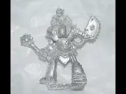 1980s new OOP Chaos Citadel Warhammer CHAMPION of KHORNE unpainted metal figure