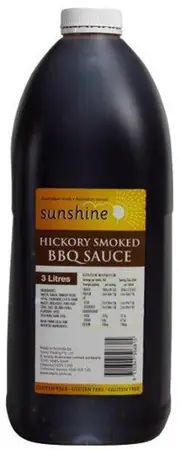 Sunshine Hickory Smoked Bbq Sauce 3l x 1