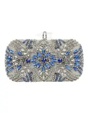 [NINA] Gelsey Silver/Multi Clutch Bag
