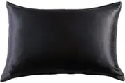 Luxury Pillowcase - 100% Pure Mulberry Silk on Both Sides - Black