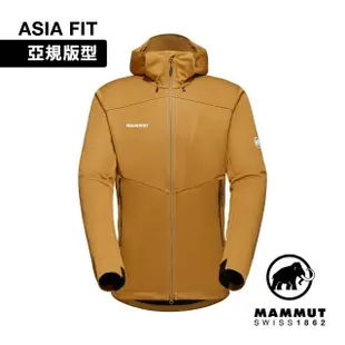 【Mammut 長毛象】Ultimate VII SO Hooded Jacket AF 第七代經典軟殼連帽外套 獵豹褐7502 男款 #1011-01780