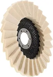 Wool Buffing Wheel Pad for Angle Grinder Versatile Polishing Disc for Metals and Plastics Easy Installation Efficient Heat Management Multi Surface Application