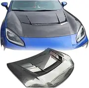 Compatible For Toyota GR86 ZN8 Compatible For BRZ ZD8 VVR Type Front Hood Carbon Fiber Hood Glossy Body Kit Trim Racing Part Tuning Carbon
