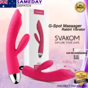 SVAKOM Rabbit Vibrator Dildo G-Spot Rolling Stimulation Clitoris Adult Sex Toy