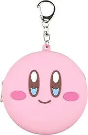 Tees Factory Kirby HK-5544038KB Kirby Silicone Mini Pouch, H.2.0 x W 3.0 x D 1.3 inches (5 x 7.5 x 3.3 cm)