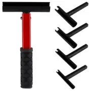 5pcs Hinge Gap Adjusting Wrench Kit, 4 in 1 Adjustable Hinge Repair Tool Set ...