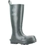 Muck Male Safety Boots Mudder Tall Safety Moss Rubber Wellingtons