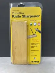 Lansky Two Rod Turn Box Knife Blade Tool Sharpener