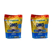 100pc Omo Ultimate 3in1 Laundry Detergent Stain Removal Capsules Sensitive