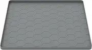 Mini Fridge Silicone Mat, Mini Fridge Drip Tray with 0.6 Inch Raised Edges, Reusable Non Slip Under Refrigerator Mat Soft, Dishwasher Safe, Mini Mat Floor Protector for Dryer Mini Fridge Wine Cabinet