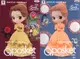 日版 Q Posket 美女與野獸 貝兒 一套兩款 迪士尼 Beauty and the Beast Qposket Disney Characters －Belle－ 公仔