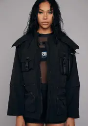 [Poster Grl] Not On My Mind Utility Vest Jacket